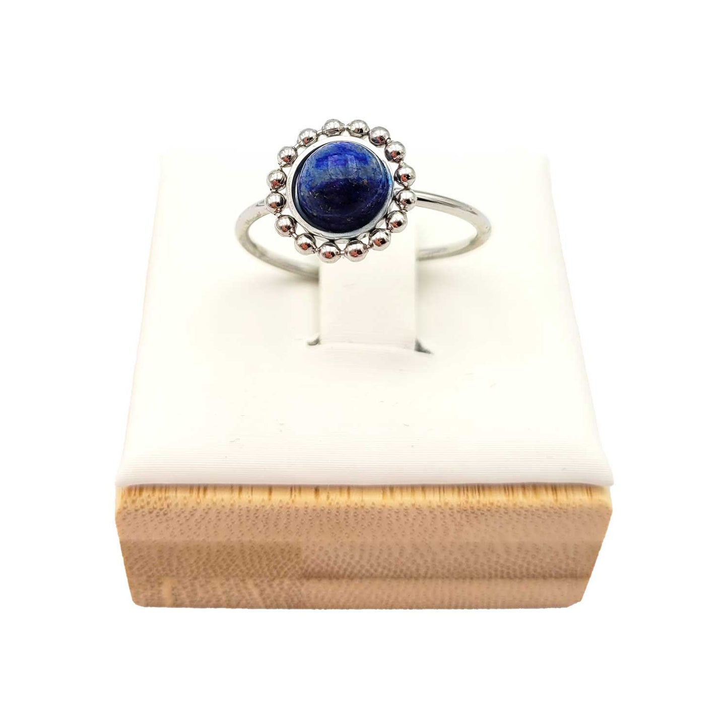 Bague Ninon Lapis-lazuli argenté