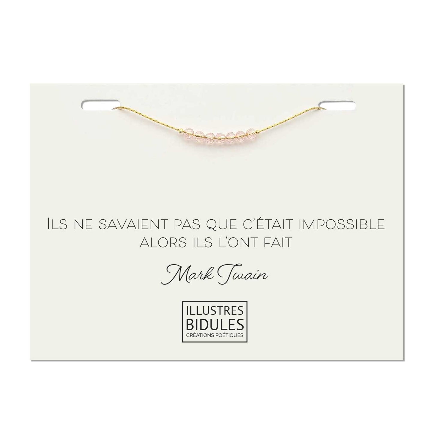 Bracelet Isadora Rose - Doré